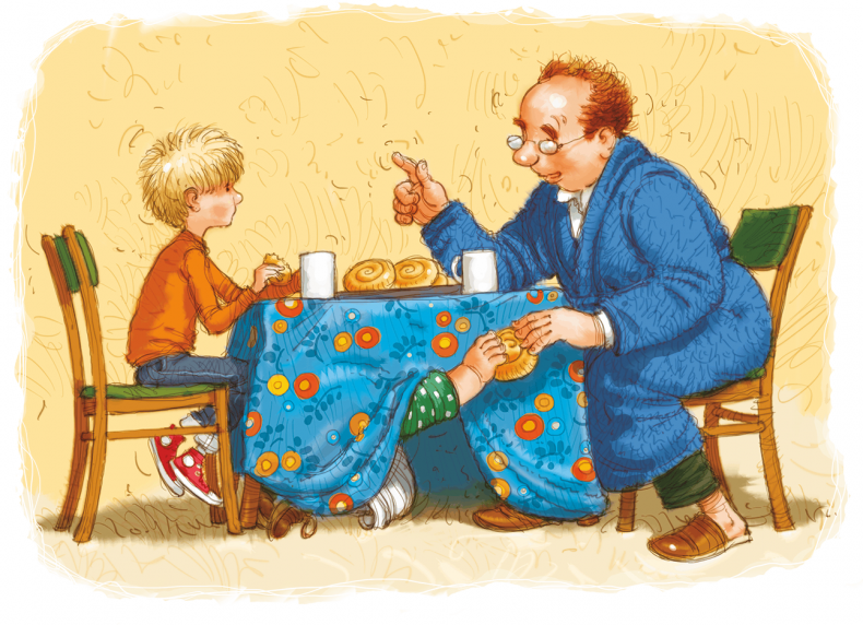 Иллюстрация к книге — Карлсон, который живет на крыше, проказничает опять [i_025.jpg]