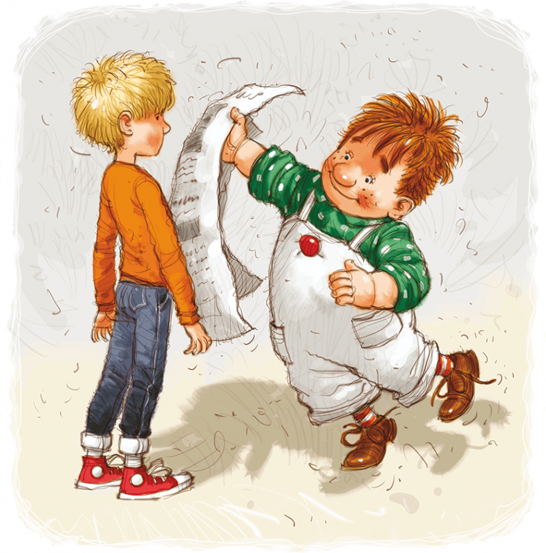 Иллюстрация к книге — Карлсон, который живет на крыше, проказничает опять [i_048.jpg]