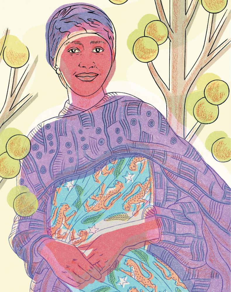 Иллюстрация к книге — Сказки на ночь для юных бунтарок. 100 вдохновляющих историй о невероятных женщинах [i_088.jpg]