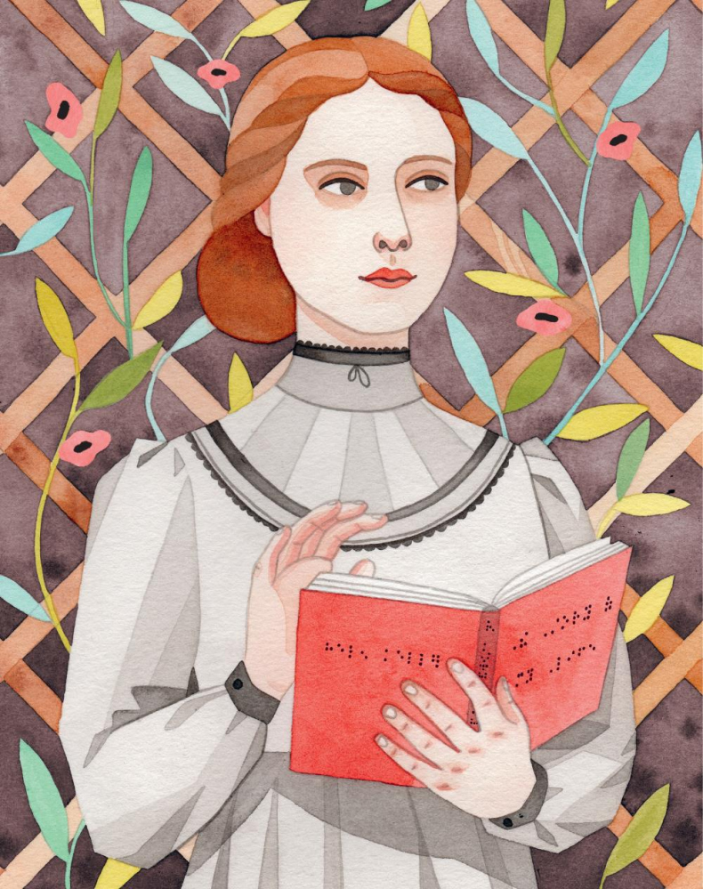 Иллюстрация к книге — Сказки на ночь для юных бунтарок. 100 вдохновляющих историй о невероятных женщинах [i_092.jpg]