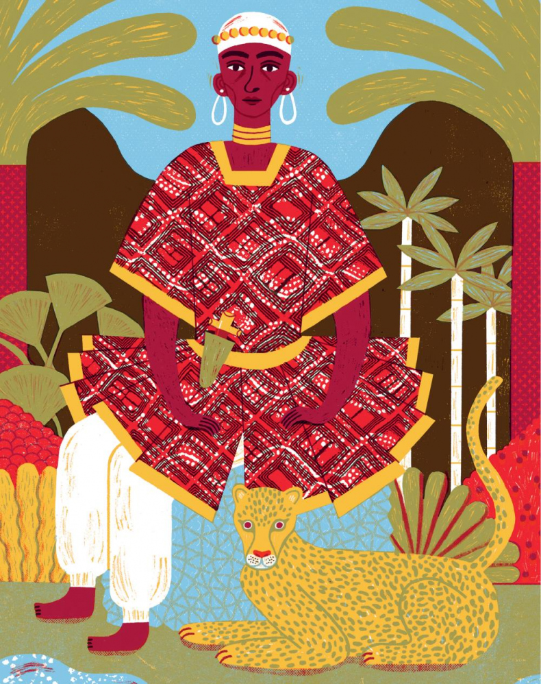 Иллюстрация к книге — Сказки на ночь для юных бунтарок. 100 вдохновляющих историй о невероятных женщинах [i_100.jpg]