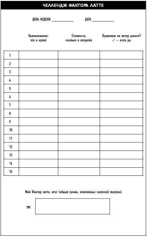 Иллюстрация к книге — Фактор латте. Три секрета финансовой свободы [i_017.jpg]