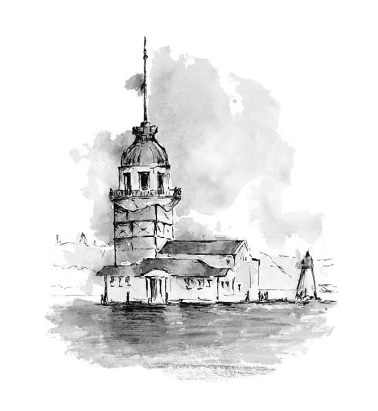 Иллюстрация к книге — На берегах Босфора. Стамбул в рецептах, историях и криках чаек [i_003.jpg]