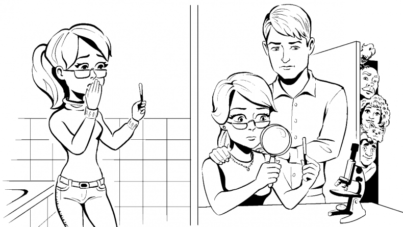 Иллюстрация к книге — Добрая книга для будущей мамы. Позитивное руководство для тех, кто хочет ребенка [i_001.jpg]