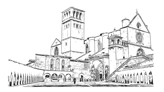 Иллюстрация к книге — Умбрия – зеленое сердце Италии. Тайна старого аббатства и печенье святого Франциска [i_002.jpg]