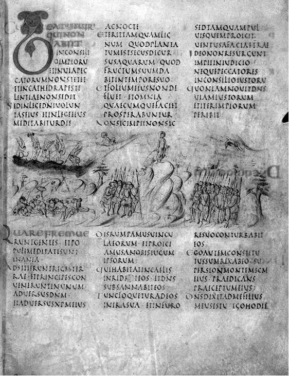 Иллюстрация к книге — Сотворение мира в иконографии средневекового Запада. Опыт иконографической генеалогии [i_003.jpg]