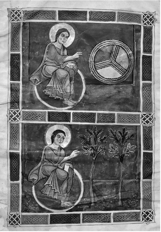 Иллюстрация к книге — Сотворение мира в иконографии средневекового Запада. Опыт иконографической генеалогии [i_057.jpg]