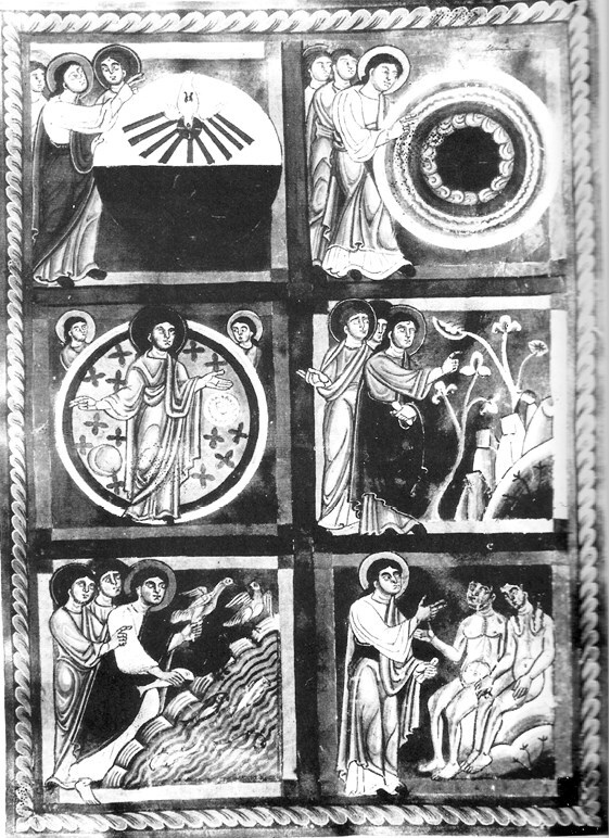 Иллюстрация к книге — Сотворение мира в иконографии средневекового Запада. Опыт иконографической генеалогии [i_067.jpg]