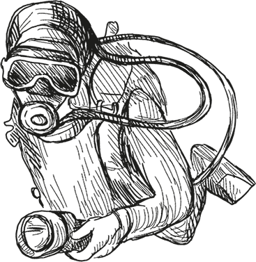 Иллюстрация к книге — «Моревизор» уходит в плавание, или Путешествие в глубь океана [i_099.jpg]