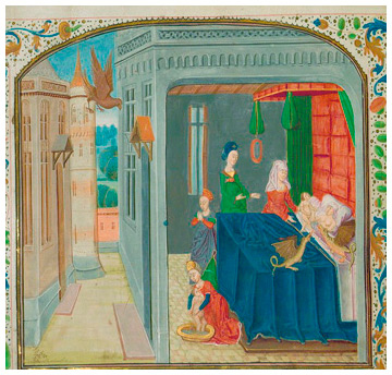 Иллюстрация к книге — Интимное средневековье. Истории о страсти и целомудрии, поясах верности и приворотных снадобьях [i_018.jpg]