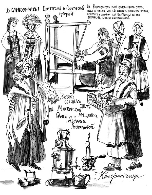 Иллюстрация к книге — Купчихи, дворянки, магнатки. Женщины-предпринимательницы в России XIX века [i_003.jpg]