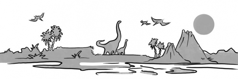 Иллюстрация к книге — Мурзозавр и Овирапторы. Гость из будущего [i_001.jpg]