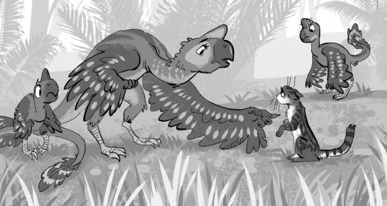 Иллюстрация к книге — Мурзозавр и Овирапторы. Гость из будущего [i_020.jpg]