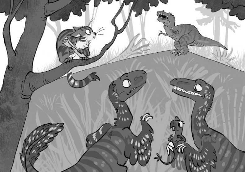 Иллюстрация к книге — Мурзозавр и Овирапторы. Гость из будущего [i_039.jpg]