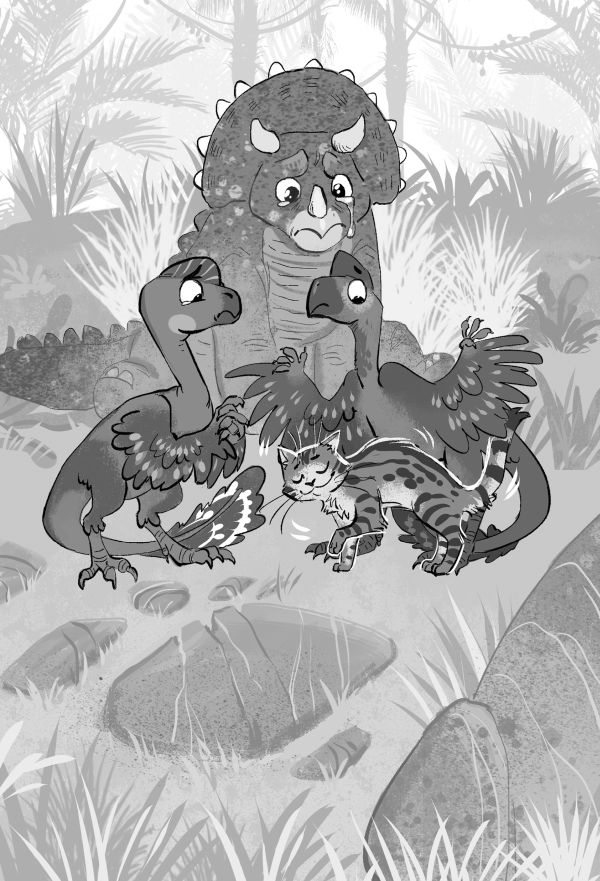 Иллюстрация к книге — Мурзозавр и Овирапторы. Гость из будущего [i_041.jpg]