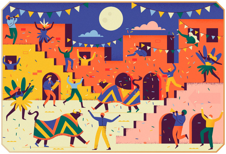 Иллюстрация к книге — Атлас Нового года и Рождества. Самые веселые, вкусные и причудливые праздничные традиции со всего мира [i_011.jpg]