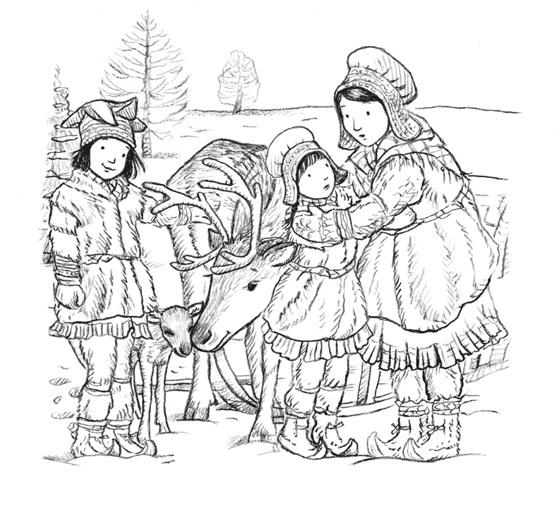 Иллюстрация к книге — Рождественские истории. Волшебная фигурка [i_040.jpg]