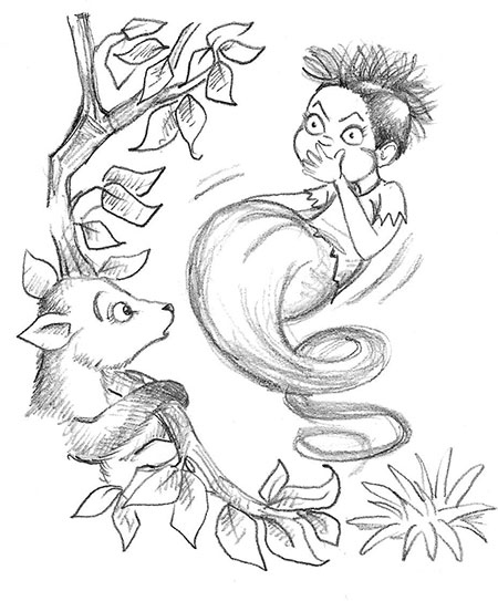 Иллюстрация к книге — Кенгурёнок Полли, или Песня ветра [i_025.jpg]