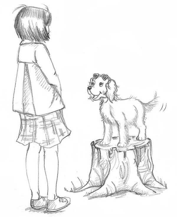 Иллюстрация к книге — Щенок Жасмин, или Золотая молния [i_016.jpg]