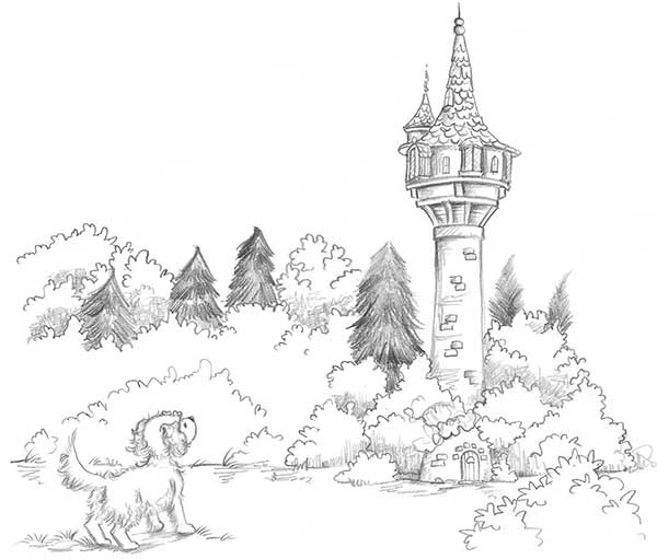 Иллюстрация к книге — Щенок Жасмин, или Золотая молния [i_020.jpg]