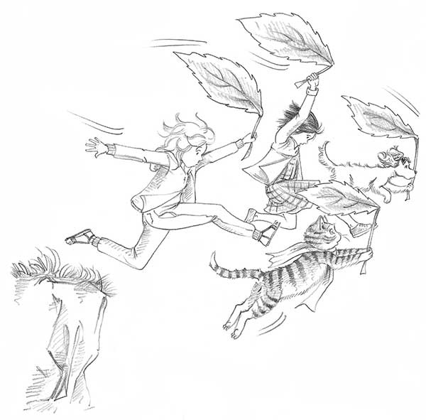 Иллюстрация к книге — Щенок Жасмин, или Золотая молния [i_040.jpg]