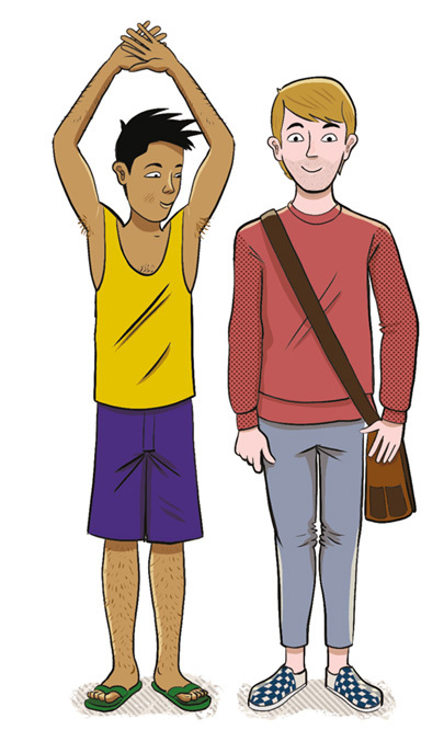 Иллюстрация к книге — Как устроены мальчики. О переменах в росте, весе, голосе, а также о гигиене и питании [i_008.jpg]