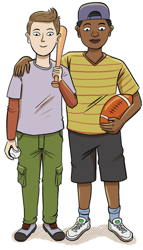 Иллюстрация к книге — Как устроены мальчики. О переменах в росте, весе, голосе, а также о гигиене и питании [i_025.jpg]