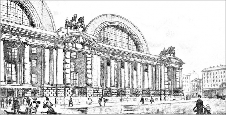 Иллюстрация к книге — Вокруг Знаменской площади. История застройки площади Восстания, Лиговского канала, улиц Восстания и Пушкинской [i_075.jpg]