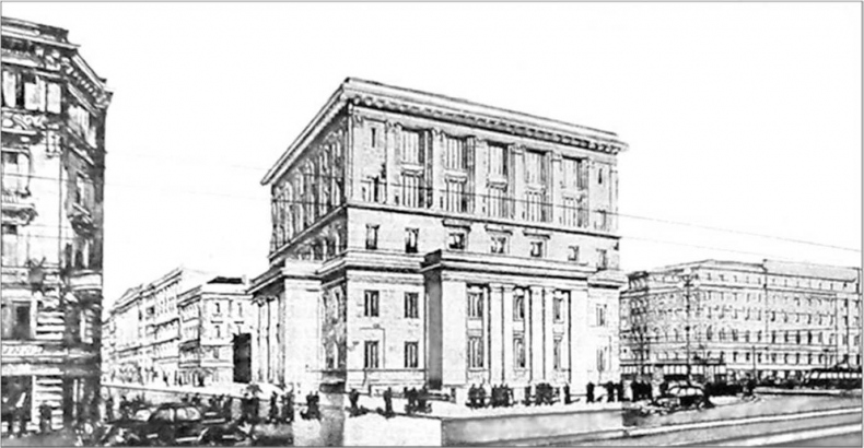 Иллюстрация к книге — Вокруг Знаменской площади. История застройки площади Восстания, Лиговского канала, улиц Восстания и Пушкинской [i_095.jpg]