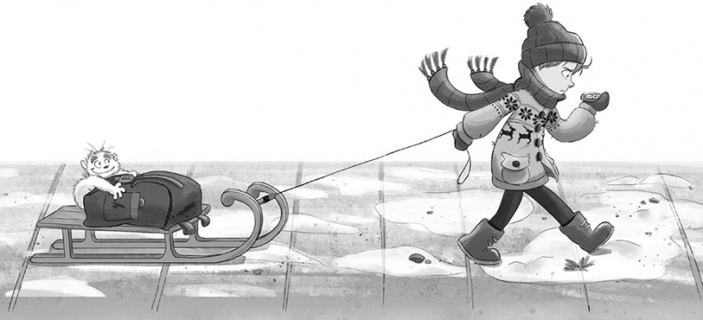 Иллюстрация к книге — Снежик, или Чудо в переулке Синичек [i_033.jpg]