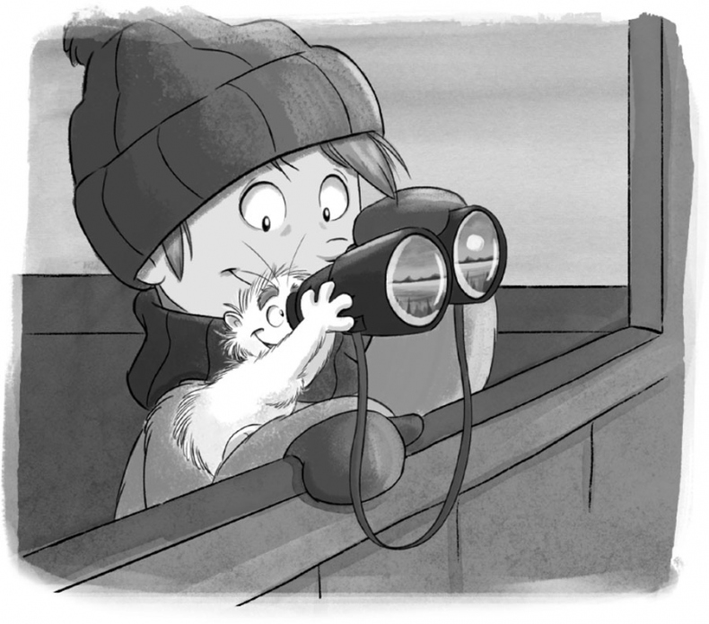 Иллюстрация к книге — Снежик, или Чудо в переулке Синичек [i_038.jpg]