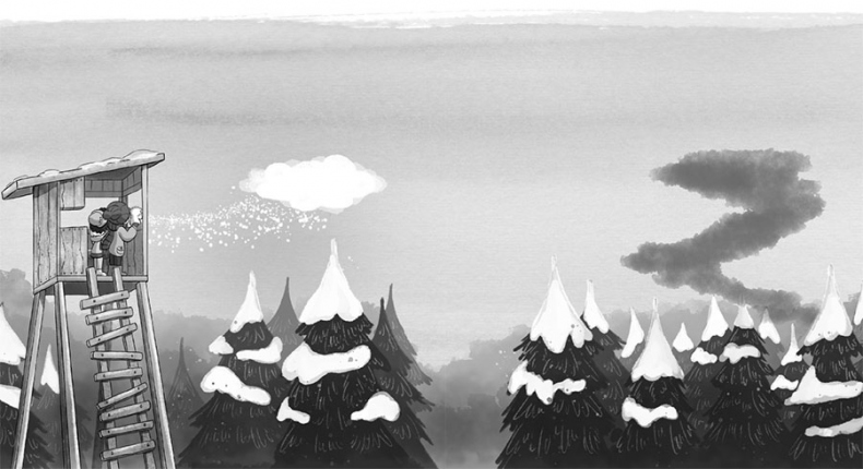 Иллюстрация к книге — Снежик, или Чудо в переулке Синичек [i_061.jpg]