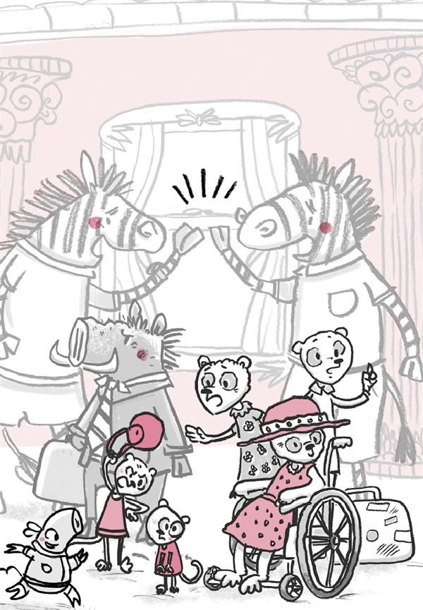 Иллюстрация к книге — Отель «Фламинго». Пингвины требуют льда! [i_008.jpg]