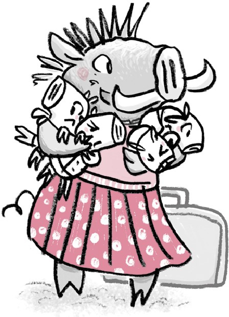 Иллюстрация к книге — Отель «Фламинго». Пингвины требуют льда! [i_010.jpg]