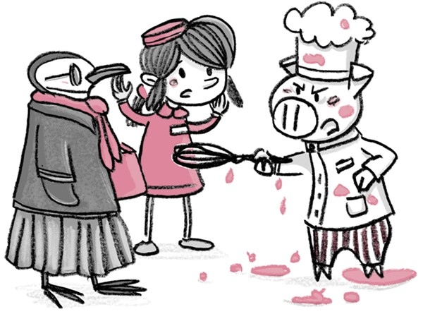 Иллюстрация к книге — Отель «Фламинго». Пингвины требуют льда! [i_017.jpg]