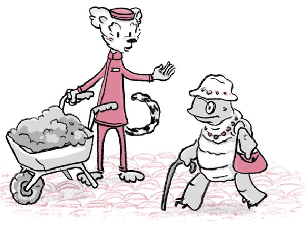 Иллюстрация к книге — Отель «Фламинго». Пингвины требуют льда! [i_025.jpg]