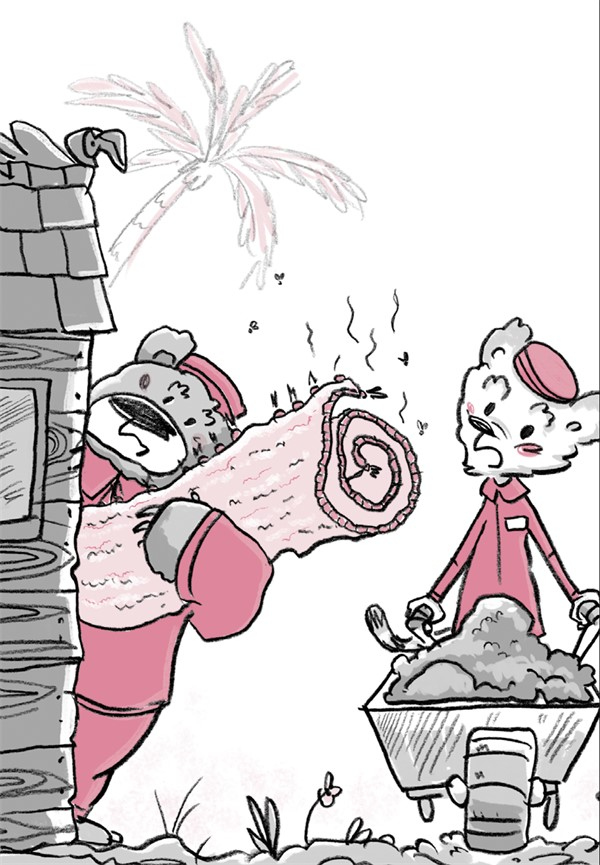 Иллюстрация к книге — Отель «Фламинго». Пингвины требуют льда! [i_030.jpg]