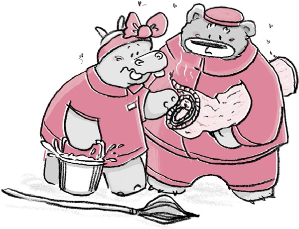 Иллюстрация к книге — Отель «Фламинго». Пингвины требуют льда! [i_032.jpg]