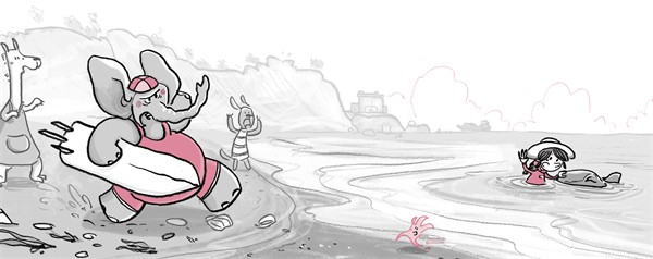 Иллюстрация к книге — Отель «Фламинго». Пингвины требуют льда! [i_035.jpg]