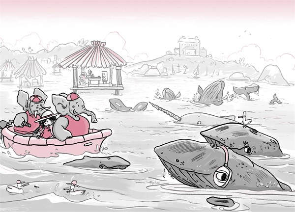 Иллюстрация к книге — Отель «Фламинго». Пингвины требуют льда! [i_037.jpg]