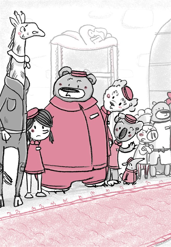 Иллюстрация к книге — Отель «Фламинго». Пингвины требуют льда! [i_048.jpg]