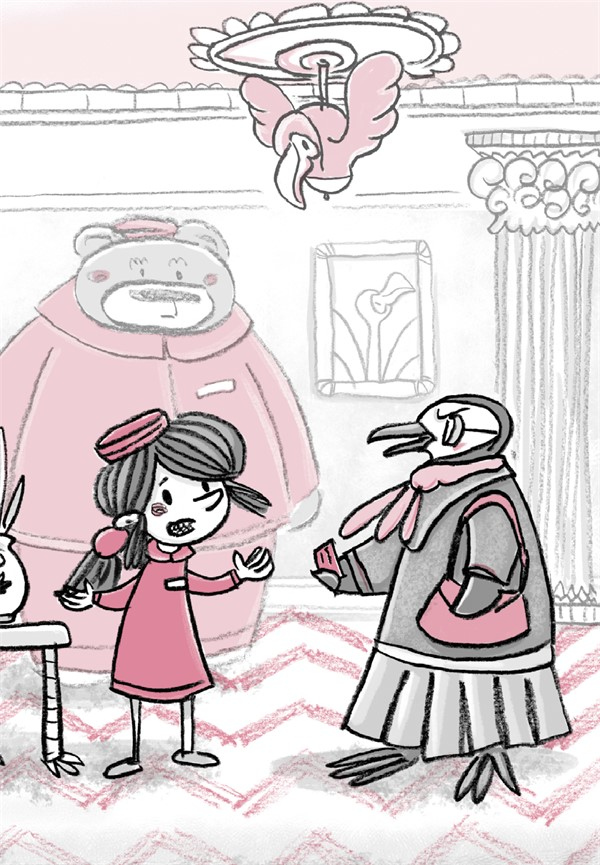 Иллюстрация к книге — Отель «Фламинго». Пингвины требуют льда! [i_088.jpg]