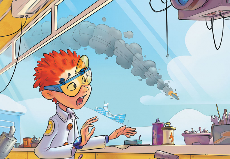 Иллюстрация к книге — Трое в машине времени, не считая пушистого Атома [i_005.jpg]