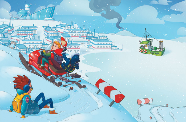 Иллюстрация к книге — Трое в машине времени, не считая пушистого Атома [i_032.jpg]