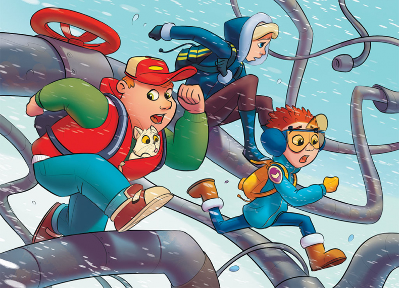 Иллюстрация к книге — Трое в машине времени, не считая пушистого Атома [i_040.jpg]