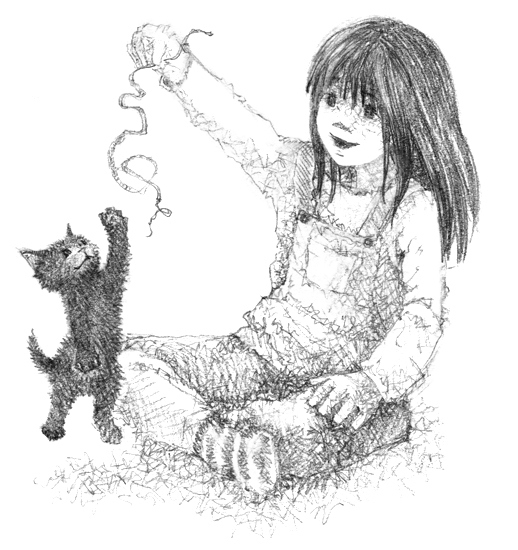 Иллюстрация к книге — Котёнок Клякса, или Загадка привидения [i_015.jpg]