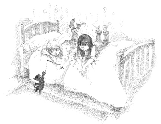 Иллюстрация к книге — Котёнок Клякса, или Загадка привидения [i_023.jpg]