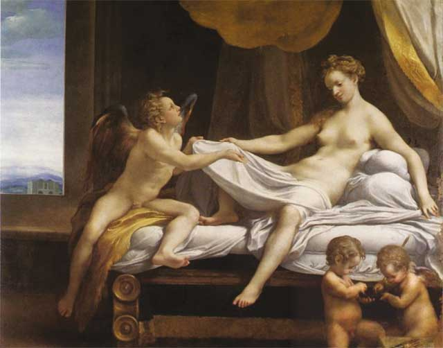 Иллюстрация к книге — Гении Возрождения. Леонардо, Микеланджело, Рафаэль и другие выдающиеся живописцы, ваятели и зодчие [i_077.jpg]