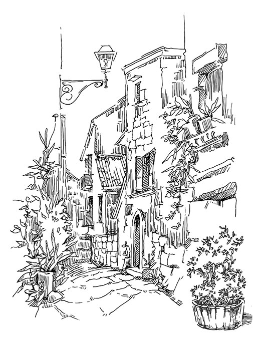 Иллюстрация к книге — Волшебное лето во Франции. Замки, фиалки и вишневый пирог [i_002.jpg]