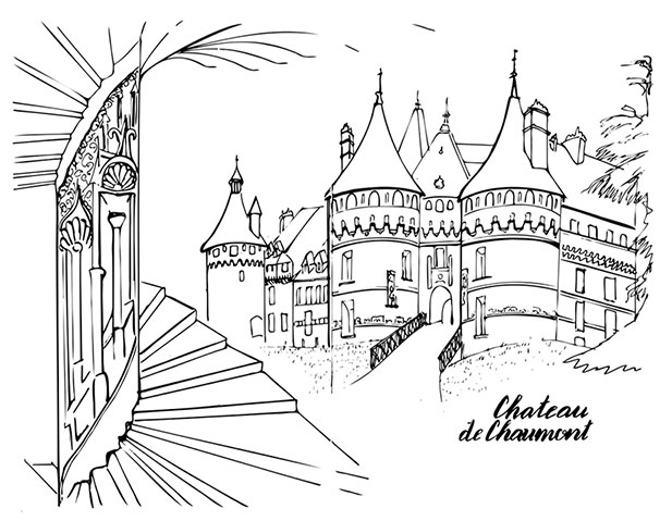 Иллюстрация к книге — Волшебное лето во Франции. Замки, фиалки и вишневый пирог [i_014.jpg]